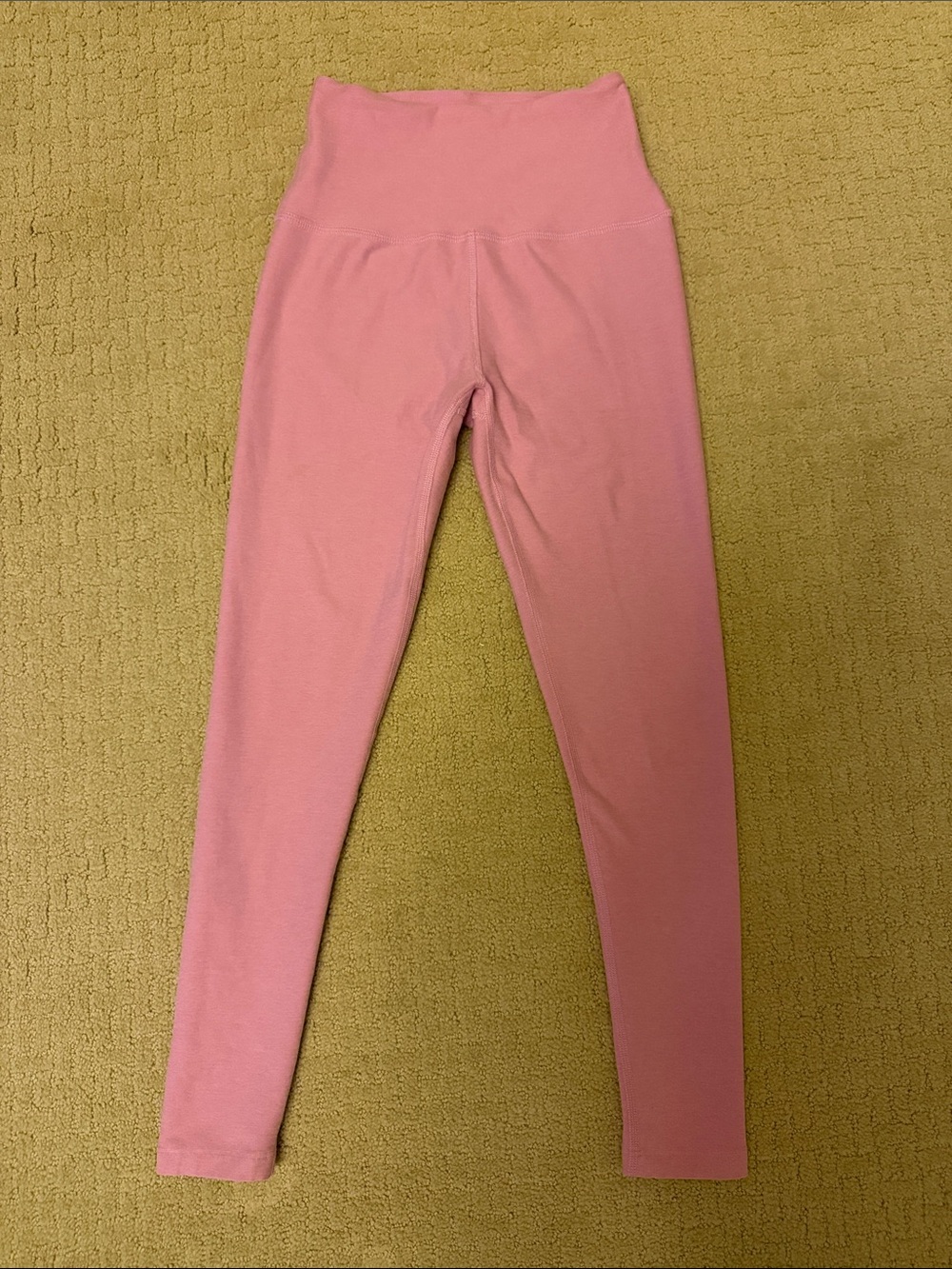 Womens Beyond Yoga Pink Leggings Size Small